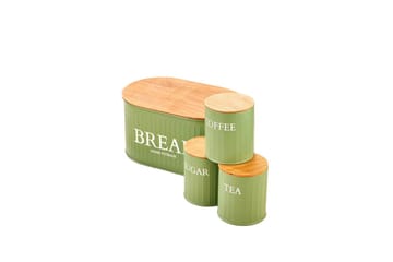 Elven Förvaringsask 15 cm 4-pack - Ljusgrön - Förvaring - Småförvaring