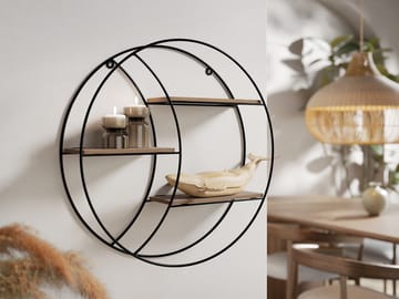 Elyran Vägghylla 44 cm - svart, brun - Förvaring - Småförvaring - Väggförvaring