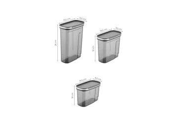 Kazuyasu Förvaringsburk - Antracit - Förvaring - Småförvaring - Förvaringsburk