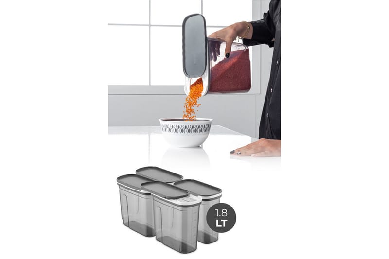 Kiyoaki Förvaringsburk - Antracit - Förvaring - Småförvaring - Förvaringsburk