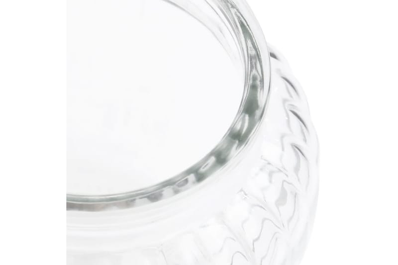 Förvaringsburkar i glas 6 st 500 ml - Transparent - Småförvaring - Förvaringsburk - Burkar & flaskor