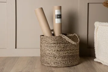 Bhopal Korg Rund - Svart - Förvaring - Småförvaring - Förvaringskorg - Picknickkorg