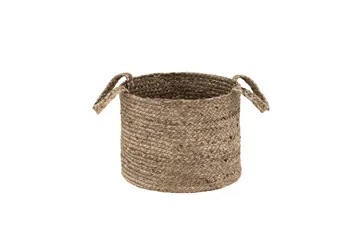 Bhopal Korg Rund - Svart - Förvaring - Småförvaring - Förvaringskorg - Picknickkorg