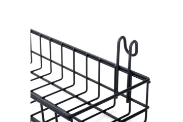 Dekorativ Väggaccessoar - Svart - Förvaring - Småförvaring - Förvaringskorg - Trådkorg