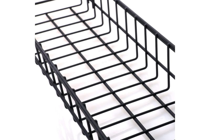 Dekorativ Väggaccessoar - Svart - Förvaring - Småförvaring - Förvaringskorg - Trådkorg