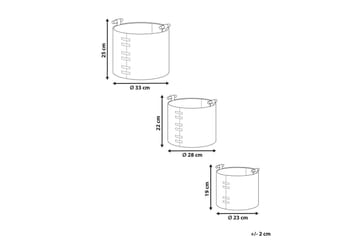 Korg Aram set om 3 Beige - Beige - Förvaring - Småförvaring - Förvaringskorg