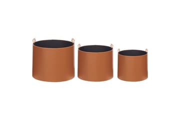 Korg Aram set om 3 Brun - Brun - Förvaring - Småförvaring - Förvaringskorg