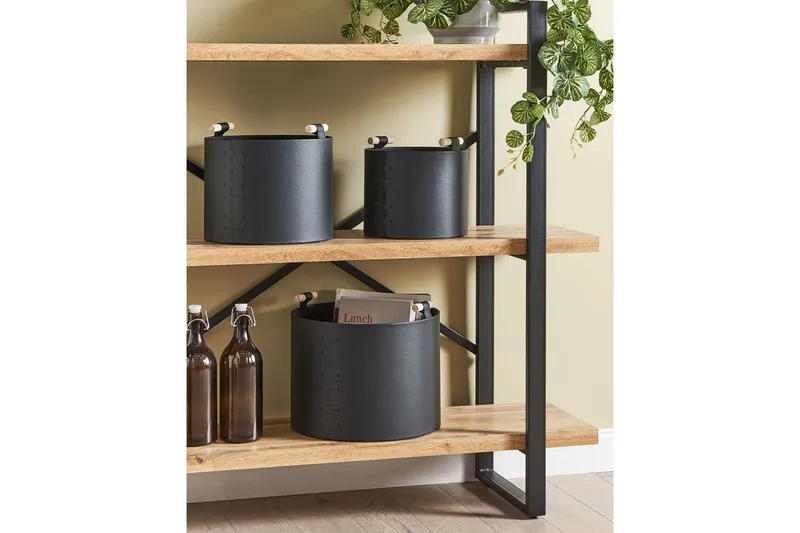 Korg Aram set om 3 Svart - Svart - Förvaring - Småförvaring - Förvaringskorg