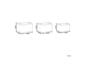 Korg Baysai set om 3 - Förvaring - Småförvaring - Förvaringskorg
