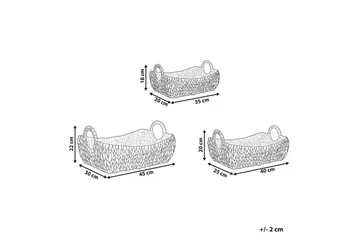 Korg Campha set om 3 - Förvaring - Småförvaring - Förvaringskorg