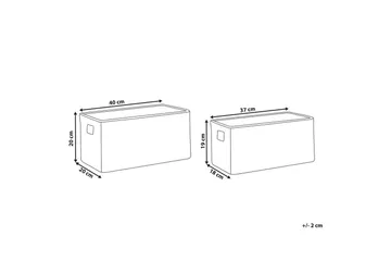 Korg Dongha set om 2 - Förvaring - Småförvaring - Förvaringskorg