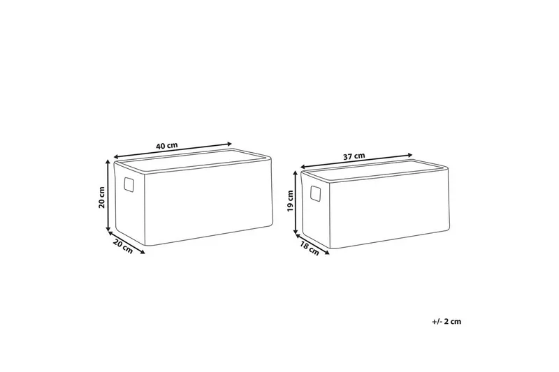 Korg Dongha set om 2 - Förvaring - Småförvaring - Förvaringskorg