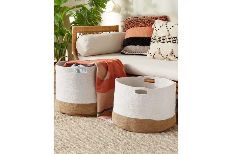 Korg Kahan set om 2 - Förvaring - Småförvaring - Förvaringskorg