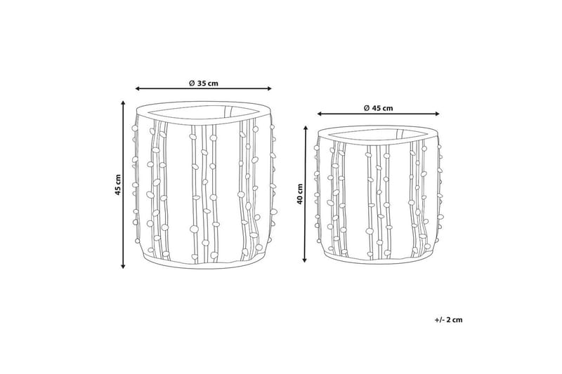Korg Khel set om 2 - Förvaring - Småförvaring - Förvaringskorg