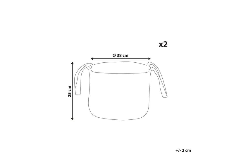Korg Kornak set om 2 - Förvaring - Småförvaring - Förvaringskorg