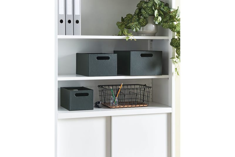 Korg Larsa set om 3 Grå - Grå - Förvaring - Småförvaring - Förvaringskorg