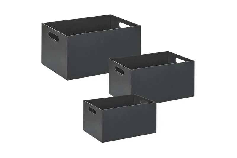 Korg Larsa set om 3 Grå, Grå