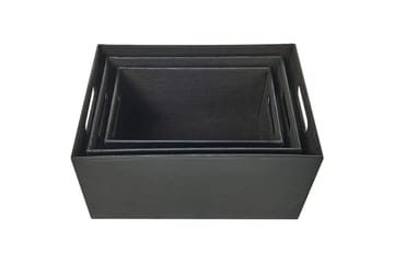 Korg Larsa set om 3 Grå - Grå - Förvaring - Småförvaring - Förvaringskorg - Trådkorg