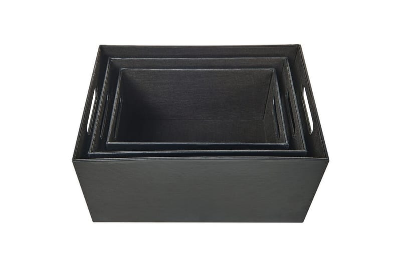 Korg Larsa set om 3 Grå - Grå - Förvaring - Småförvaring - Förvaringskorg - Trådkorg