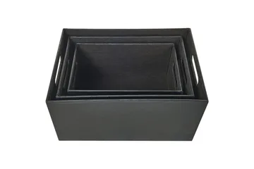 Korg Larsa set om 3 Grå - Grå - Förvaring - Småförvaring - Förvaringskorg