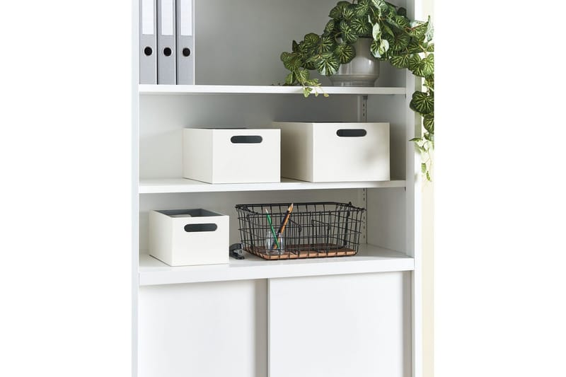 Korg Larsa set om 3 Vit - Vit - Förvaring - Småförvaring - Förvaringskorg