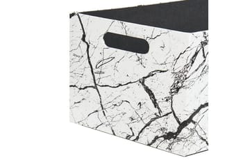 Korg Larsa set om 3 Vit/Svart - Vit/Svart - Förvaring - Småförvaring - Förvaringskorg - Trådkorg