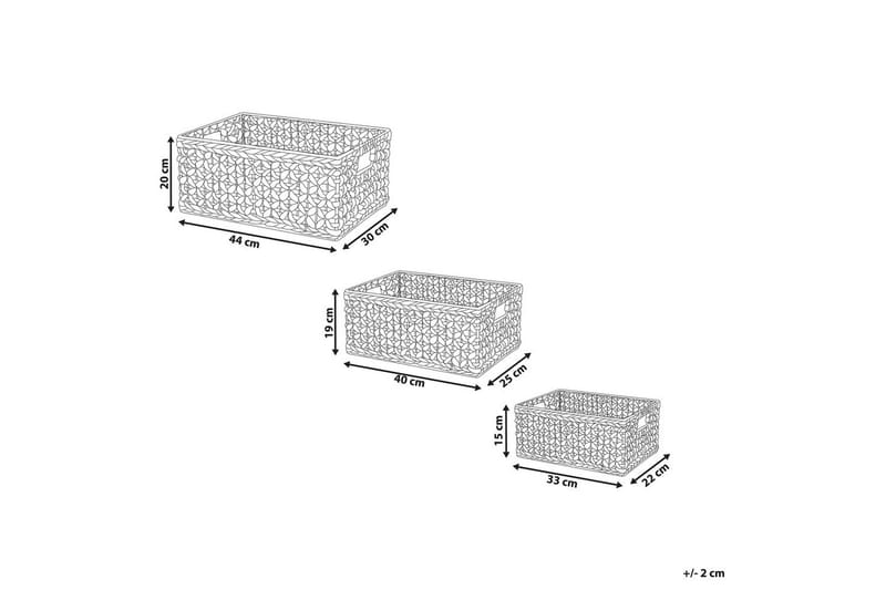 Korg Minnow set om 3 - Förvaring - Småförvaring - Förvaringskorg