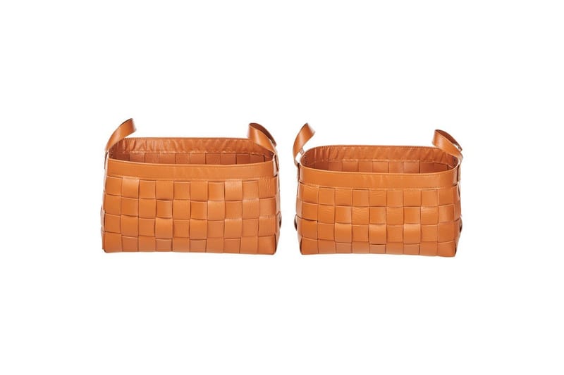 Korg Sippar set om 2 Brun - Brun - Förvaring - Småförvaring - Förvaringskorg