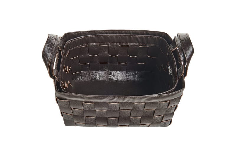 Korg Sippar set om 2 Mörkbrun - Mörkbrun - Förvaring - Småförvaring - Förvaringskorg