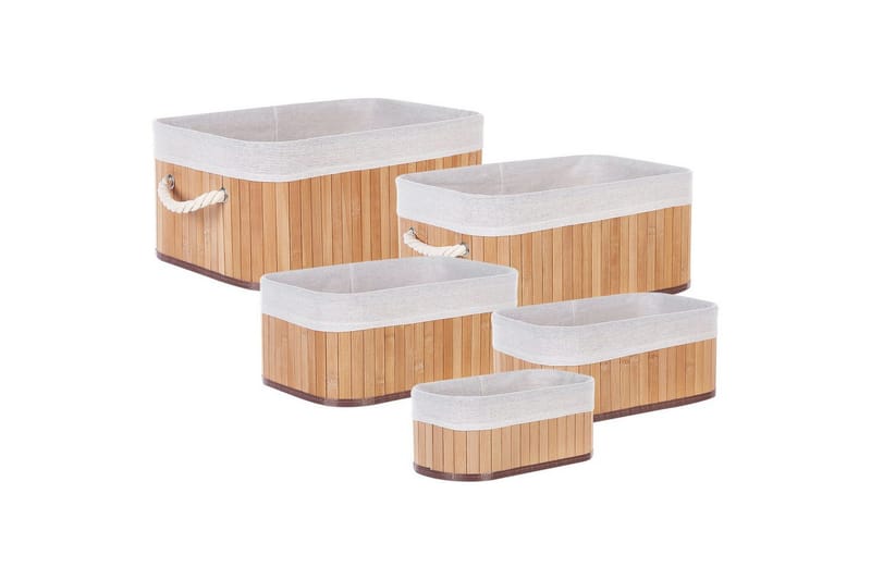 Korg Talpe set om 5 Ljus trä/vit, Ljus trä/vit