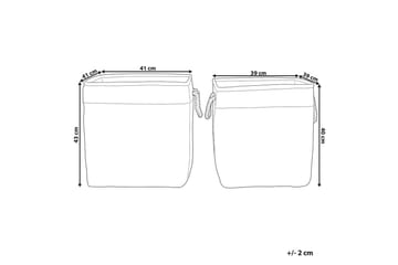 Korg Tugul set om 2 - Förvaring - Småförvaring - Förvaringskorg