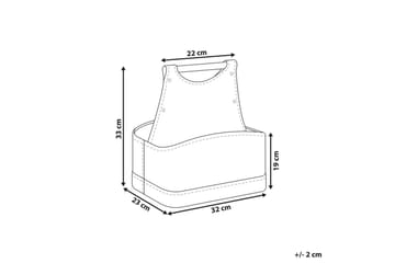Korg Uruk Mörkbrun - Mörkbrun - Förvaring - Småförvaring - Förvaringskorg