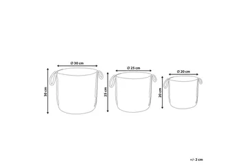 Korg Wadh set om 3 - Förvaring - Småförvaring - Förvaringskorg