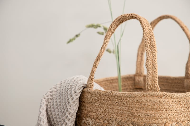 Mumbai Korg Rund - Natur - Förvaring - Småförvaring - Förvaringskorg - Picknickkorg