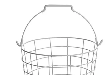 Ayapal Metallställ 37 cm 3 Korgar - Vit - Förvaring - Småförvaring - Förvaringskorg - Trådkorg