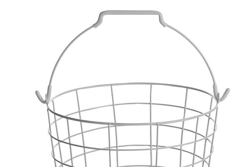 Ayapal Metallställ 37 cm 3 Korgar - Vit - Förvaring - Småförvaring - Förvaringskorg - Trådkorg