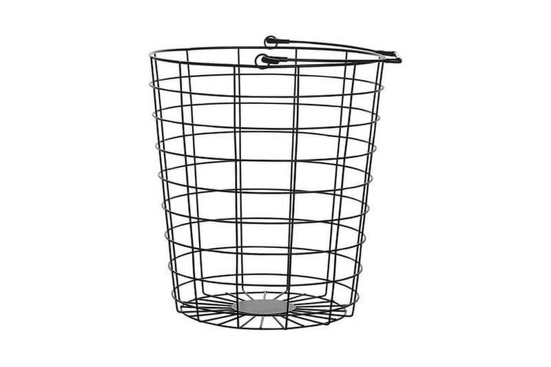 Metallställ Yamales 37 cm 3 Korgar - Svart - Förvaring - Småförvaring - Förvaringskorg - Trådkorg