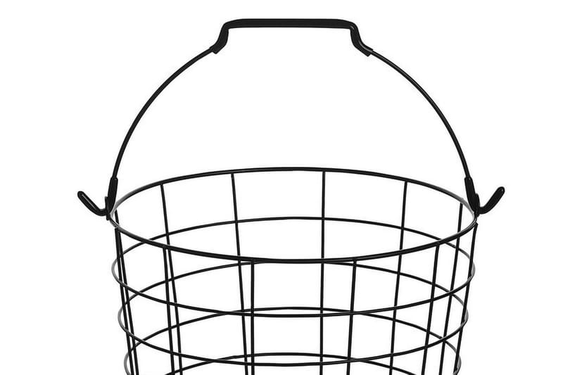 Metallställ Yamales 37 cm 3 Korgar - Svart - Förvaring - Småförvaring - Förvaringskorg - Trådkorg