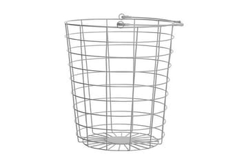 Metallställ Yamales 37 cm 3 Korgar - Vit - Förvaring - Småförvaring - Förvaringskorg - Trådkorg