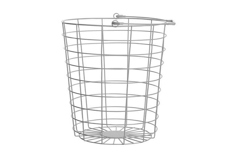 Metallställ Yamales 37 cm 3 Korgar - Vit - Förvaring - Småförvaring - Förvaringskorg - Trådkorg