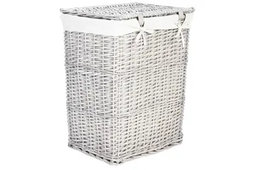 Tvättkorgar Ella Vit - Vit - Förvaring - Klädförvaring - Tvättkorg