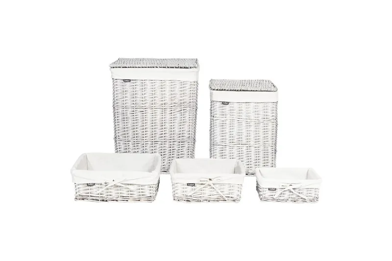Tvättkorgar Ella Vit, Vit