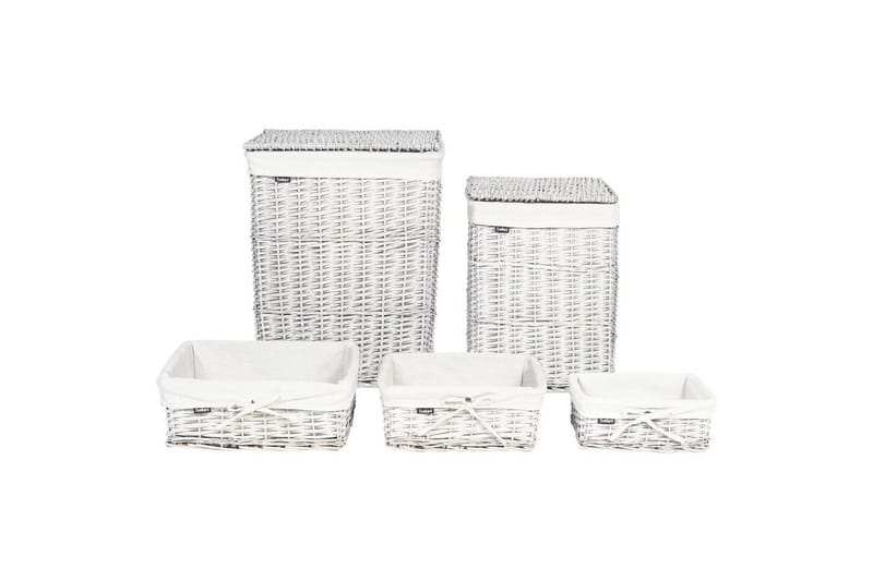 Tvättkorgar Ella Vit, Vit