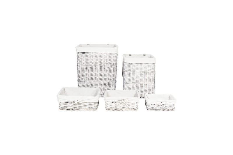 Tvättkorgar Ella Vit - Vit - Förvaring - Klädförvaring - Tvättkorg