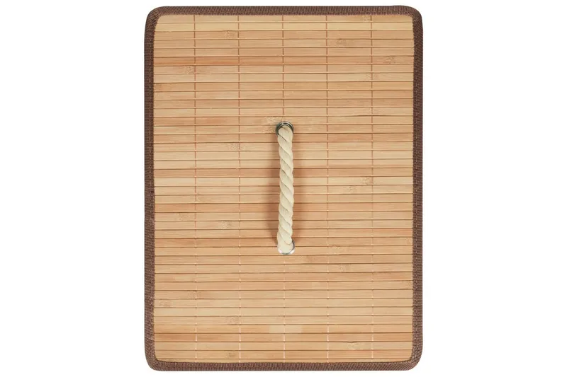 Tvättkorgar Mirissa Svart/vit/ljus trä - Svart/vit/ljus trä - Förvaring - Klädförvaring - Tvättkorg