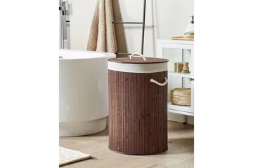 Tvättkorgar Sannar Brun/Vit - Brun/Vit - Förvaring - Klädförvaring - Tvättkorg