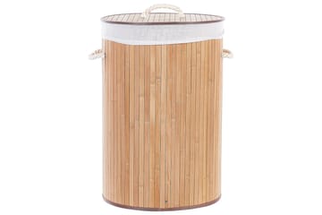 Tvättkorgar Sannar Ljus trä/vit