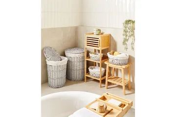 Tvättkorgar Vakari Vit/Grå - Vit/Grå - Förvaring - Småförvaring - Förvaringskorg