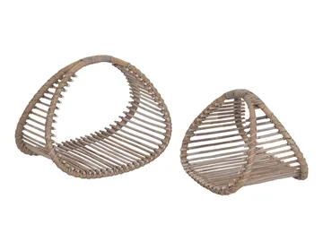 Vedkorg Hillerstorp Elda - Grå - Förvaring - Småförvaring - Förvaringskorg - Vedkorg