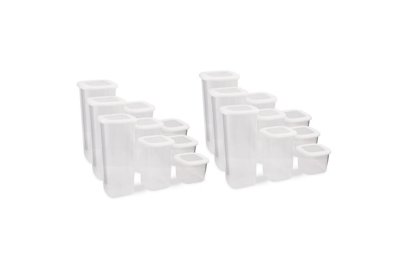 Avanna Förvaringslådor 10 cm - Vit - Förvaring - Småförvaring - Förvaringslåda - Plastback & plastlåda